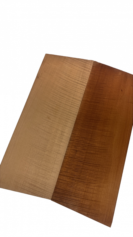 Top Ahorn, europ. AAA, "Caramel", 8mm, 2-tlg. bookmatched